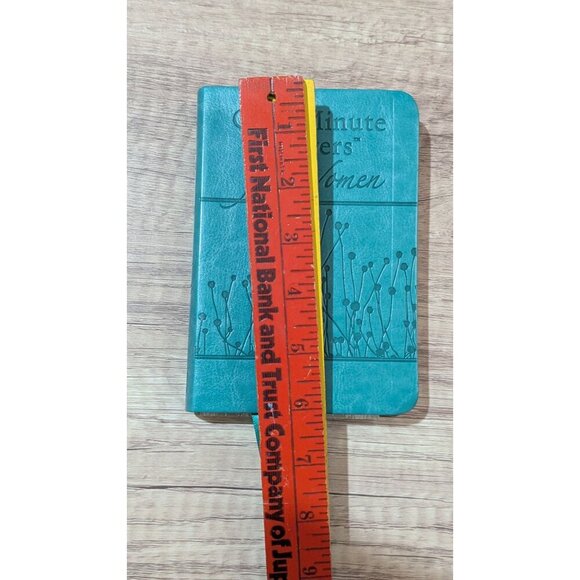 One-Minute Prayers For Women Teal Faux Leather Devotional Book With Ribbon Marke - Picture 3 of 8